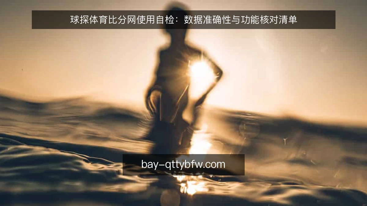 球探体育比分网使用自检：数据准确性与功能核对清单